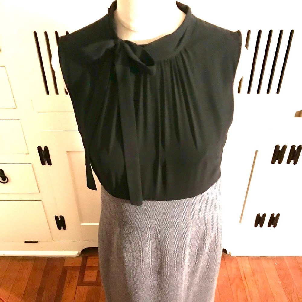 Black & Gray Work/Office Dress - Picture 4 of 6